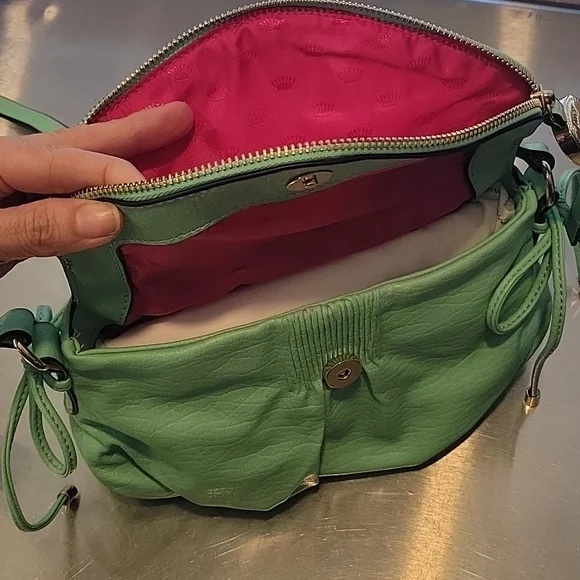 Juicy Couture teal blue crossbody - Picture 10 of 12